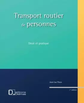 Couverture du produit · Transport routier de personnes. Droit et pratique - 1ère édition: Droit et pratique