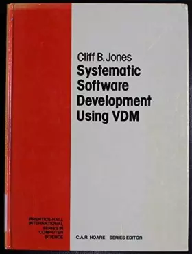 Couverture du produit · Systematic Software Development Using V. D. M.