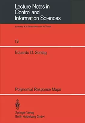 Couverture du produit · Polynomial Response Maps (Lecture Notes in Control and Information Sciences)