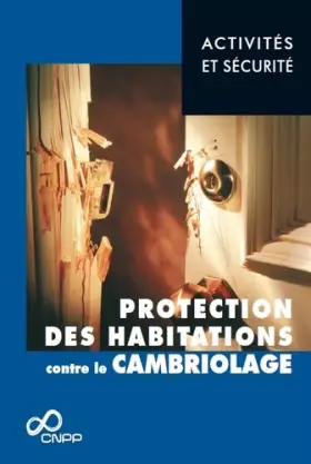 Couverture du produit · Protection des habitations contre le cambriolage