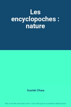 Couverture du produit · Les encyclopoches : nature
