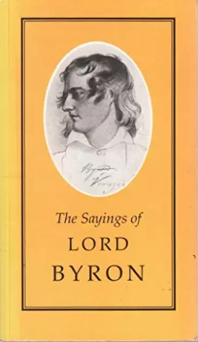 Couverture du produit · Sayings of Lord Byron
