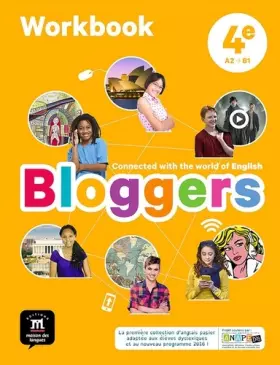 Couverture du produit · Bloggers 4e (A2-B1) - Workbook d'anglais