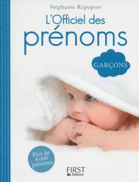 Couverture du produit · Officiel des prénoms - spécial garçons