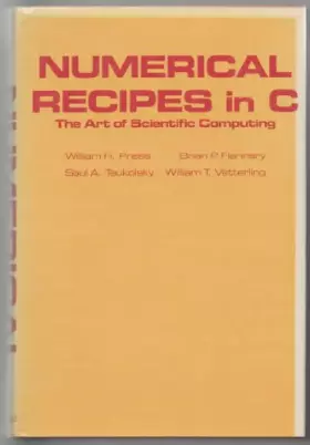 Couverture du produit · Numerical Recipes in C