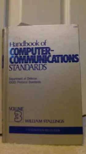 Couverture du produit · Handbook of Computer Communication Standards: Department of Defense Protocol Standards