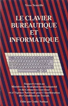 Couverture du produit · Le clavier bureautique et informatique