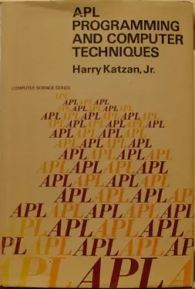 Couverture du produit · Apl Programming and Computer Techniques