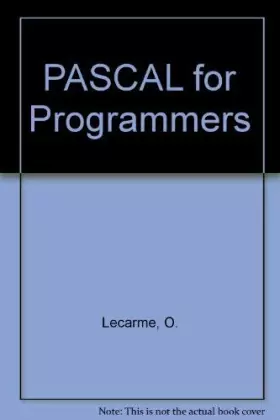 Couverture du produit · Pascal for Programmers