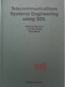 Couverture du produit · Telecommunications Systems Engineering Using Sdl