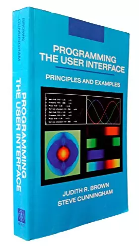 Couverture du produit · Programming the User Interface: Principles and Examples