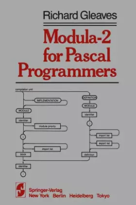 Couverture du produit · Modula-2 for Pascal Programmers