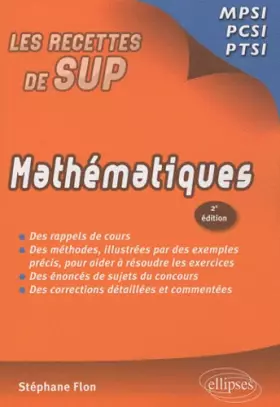 Couverture du produit · Mathematiques Mpsi-Pcsi-Ptsi Deuxième Edition