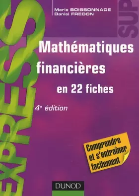 Couverture du produit · Mathématiques financières - 4ème édition - en 22 fiches
