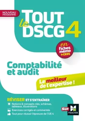 Couverture du produit · Tout le DSCG 4 - Comptabilité et Audit - 3e édition - Révision et entraînement