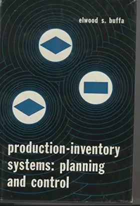 Couverture du produit · PRODUCTION-INVENTORY SYSTEMS: PLANNING AND CONTROL.