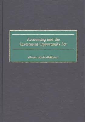 Couverture du produit · Accounting and the Investment Opportunity Set
