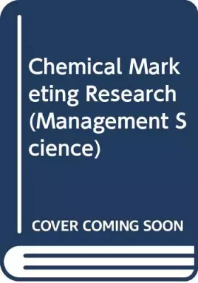Couverture du produit · Chemical Marketing Research