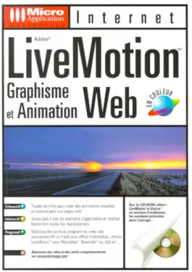 Couverture du produit · Adobe Live Motion. Graphisme et animation web