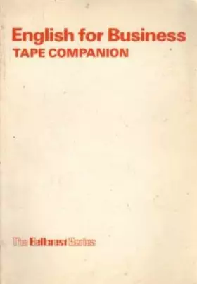 Couverture du produit · English for Business