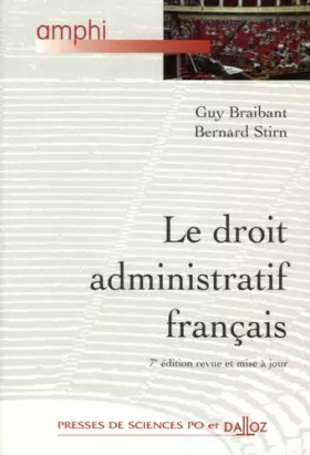 Couverture du produit · Le droit administratif français