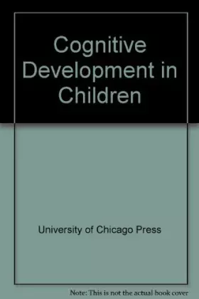Couverture du produit · Cognitive Development in Children