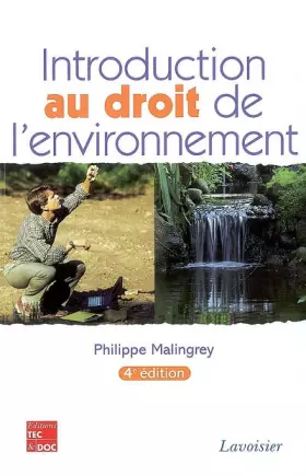 Couverture du produit · Introduction au droit de l'environnement