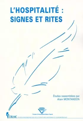 Couverture du produit · L'hospitalite : signes et rites.