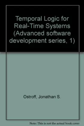 Couverture du produit · Temporal Logic for Real-Time Systems