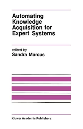 Couverture du produit · Automating Knowledge Acquisition for Expert Systems