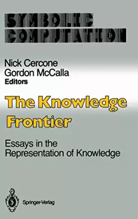 Couverture du produit · The Knowledge Frontier: Essays in the Representation of Knowledge