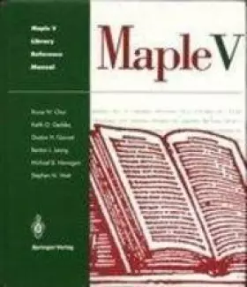 Couverture du produit · Maple V Library Reference Manual