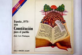 Couverture du produit · España, 1978: una constitución para un pueblo