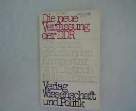 Couverture du produit · Die neue Verfassung der DDR.