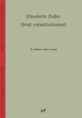Couverture du produit · Droit constitutionnel, 2e édition mise à jour