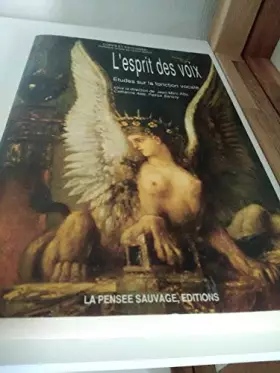 Couverture du produit · L' esprit des voix / études sur la fonction vocale