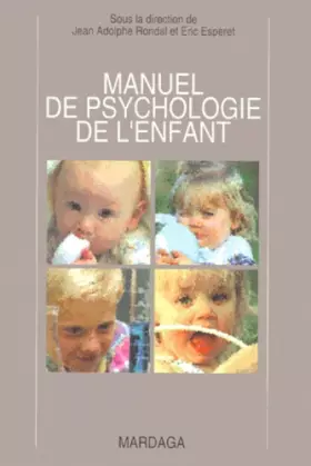Couverture du produit · Manuel de psychologie de l'enfant