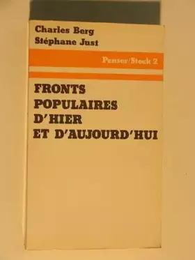 Couverture du produit · Fronts populaires d'hier et d'aujourd'hui