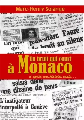 Couverture du produit · Un bruit qui court à Monaco