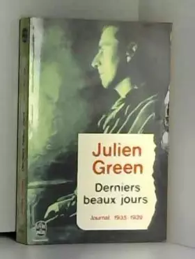 Couverture du produit · Derniers beaux jours, Journal 1935-1939