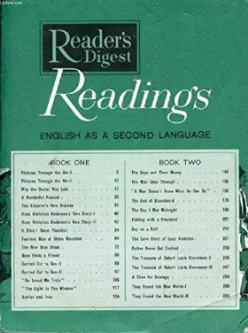 Couverture du produit · Readings english as a second language