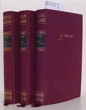 Couverture du produit · Sämtliche Werke in drei Bänden (Bibliothek der Weltliteratur - Deutsche Klassiker). Komplett 3 Bände.