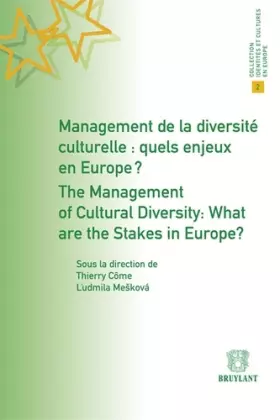 Couverture du produit · Management de la diversité culturelle : quels enjeux en Europe ?