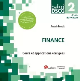 Couverture du produit · DSCG 2 - Finance: Cours et applications corrigées (2020)