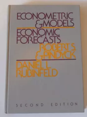 Couverture du produit · Econometric Models and Economic Forecasts