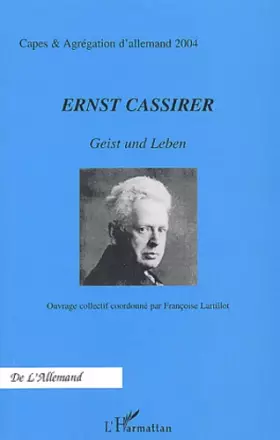 Couverture du produit · Ernst Cassirer : Geist und Leben