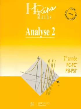 Couverture du produit · Analyse, tome 2, PC, PSI, deuxième année