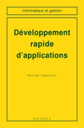 Couverture du produit · Développement rapide d'applications: RAD