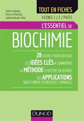 Couverture du produit · Biochimie - Licence 1 / 2 / PACES - L'essentiel: L'essentiel