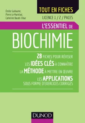 Couverture du produit · Biochimie - Licence 1 / 2 / PACES - L'essentiel: L'essentiel